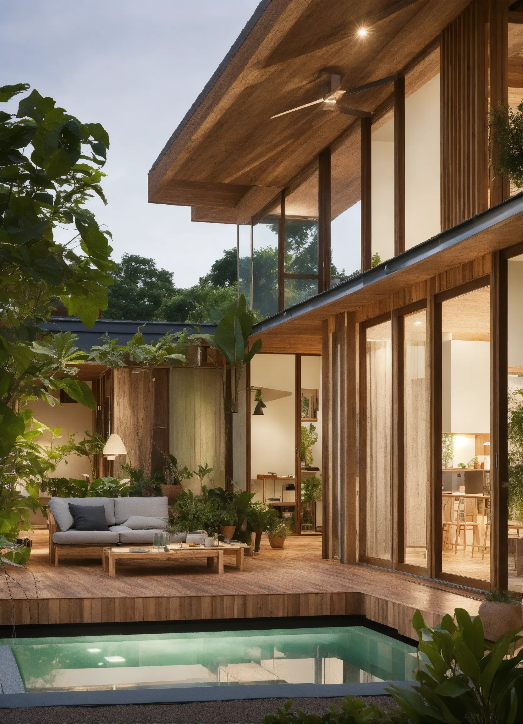 home office with ergonomic setup and natural lighting